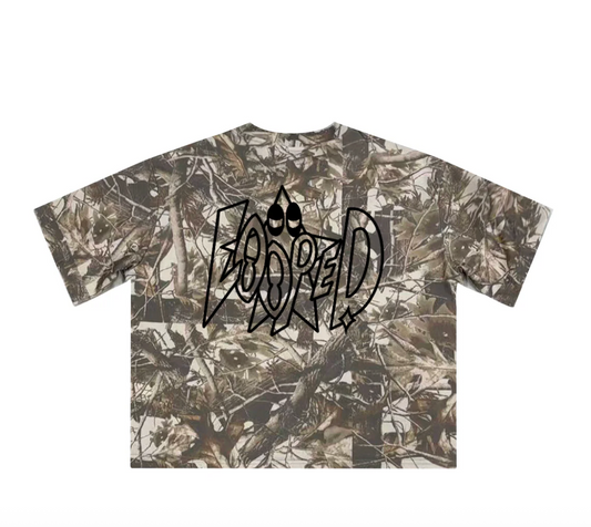 Baggy camo Looped shirt